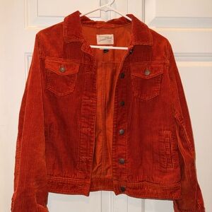 Universal Thread Rust Corduroy Jacket